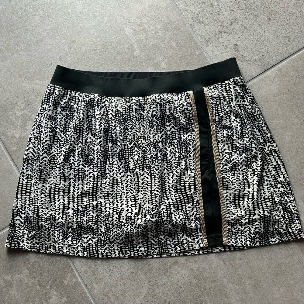 Tail Tech Black/Gold Golf Tennis Athletic Skort